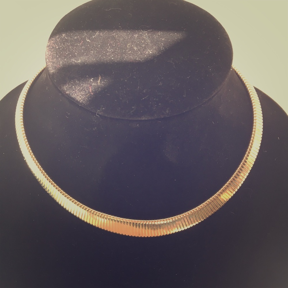 Vintage Signed Park Lane Gold Tone Necklace